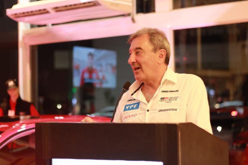 Daniel Herrero, presidente de Toyota Argentina, durante la inauguración en Córdoba del Gazoo Racing Garage.