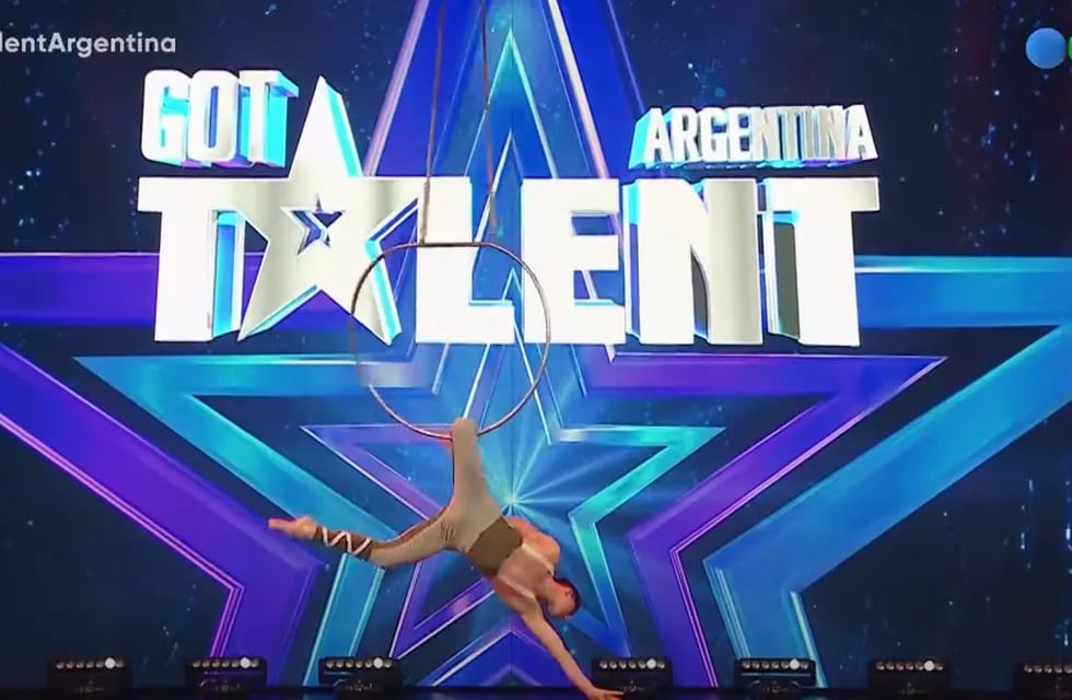 Un mendocino presentó su show de acrobacia en Got Talent Argentina.