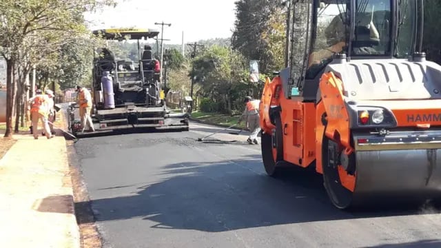 Finalizaron 18 cuadras de asfalto sobre empedrado en Puerto Libertad