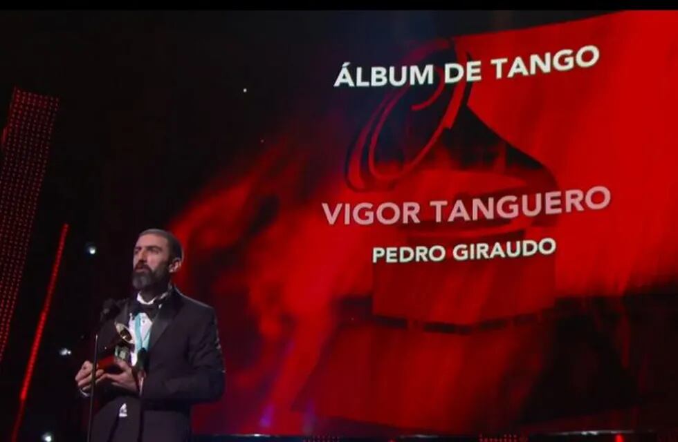 Pedro Giraudo, ganador del Grammy Latino.