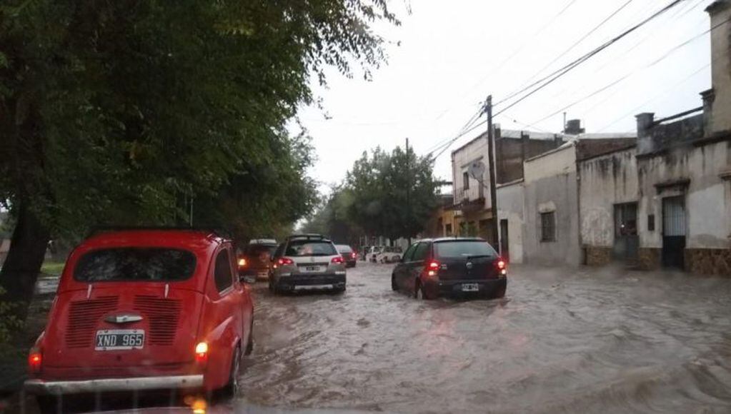 Calle inundada (Web)