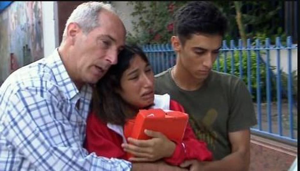 La novia de Fernando Báez Sosa, con su dolor a cuestas por el asesinato de su pareja. (Web)