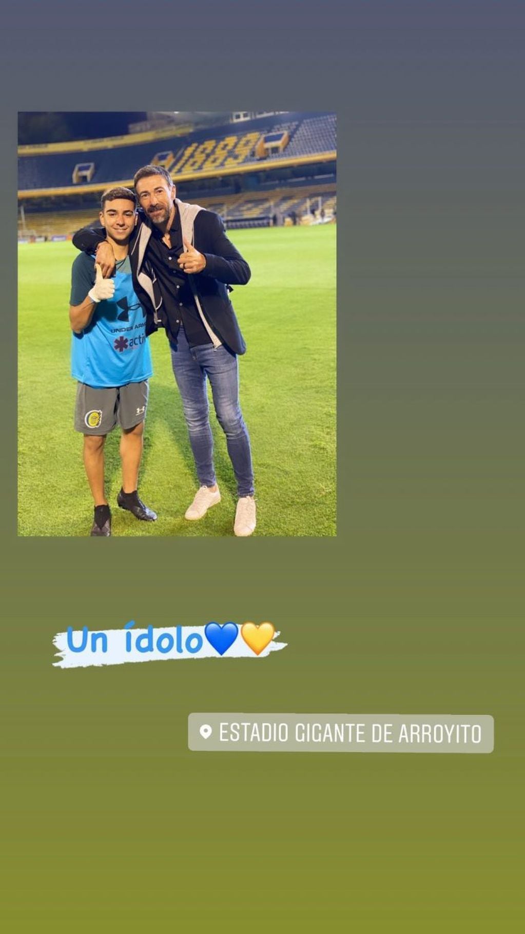 El "Kily" González se sacó una foto junto a "Tomi" Lavezzi. (@tomilavezzi_)