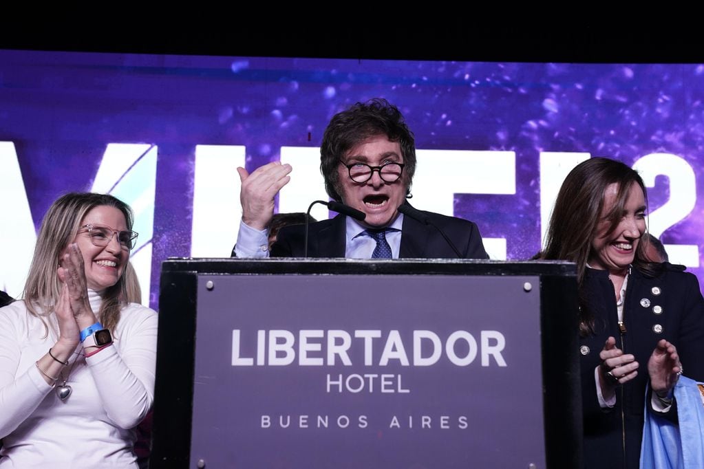 Javier Milei, candidato a presidente por La Libertad Avanza. Foto: Clarín.