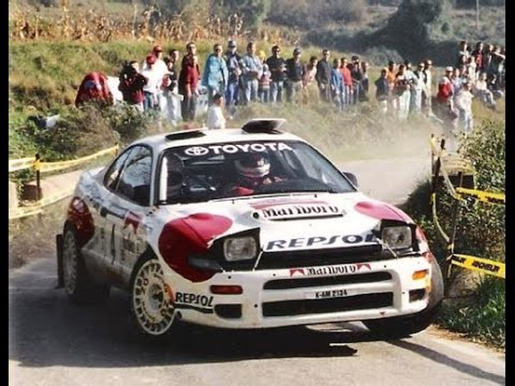 Con el Toyota Celica 4WD (ST 185), Sainz alcanzaría en 1992 su segunda corona en el WRC.