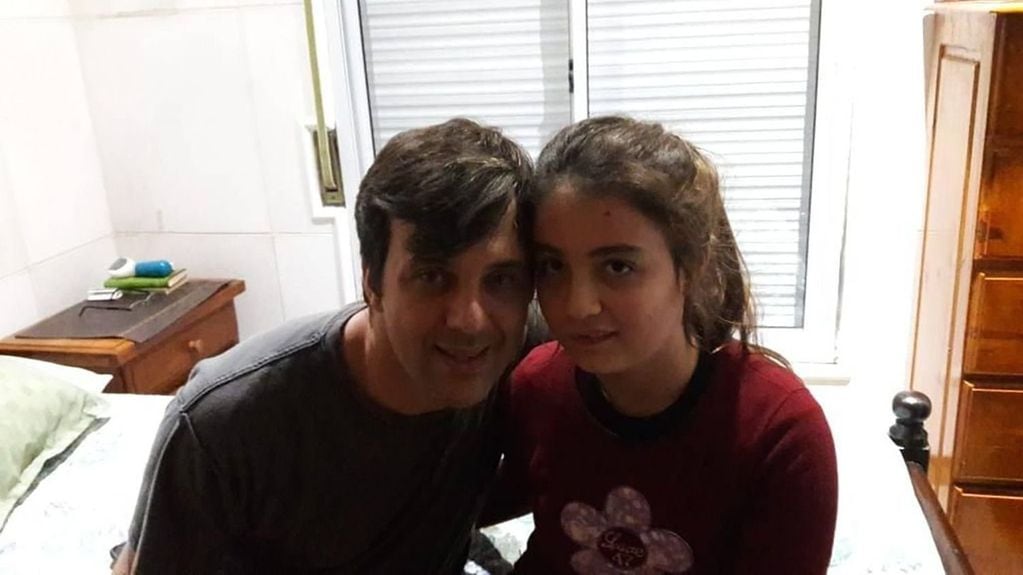 Pablo Damián Grottini y su hija