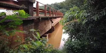 Eldorado: habilitan el transito sobre el puente del arroyo Piray Guazú