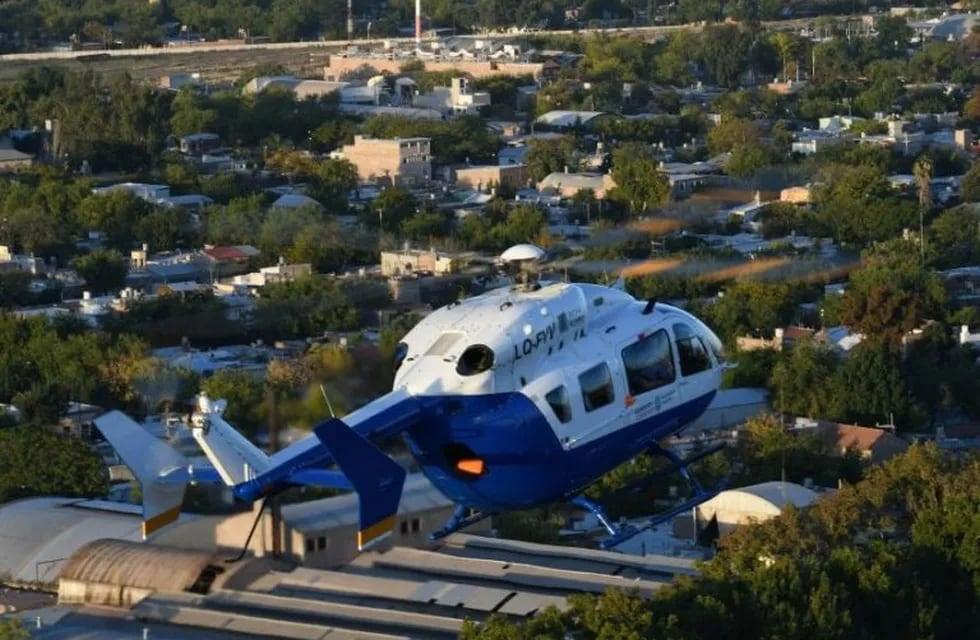 Helicóptero policía de Mendoza