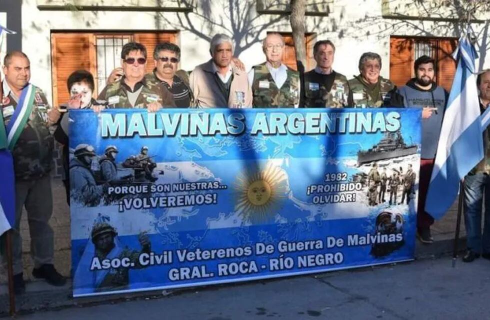 Veteranos de Malvinas de General Roca.