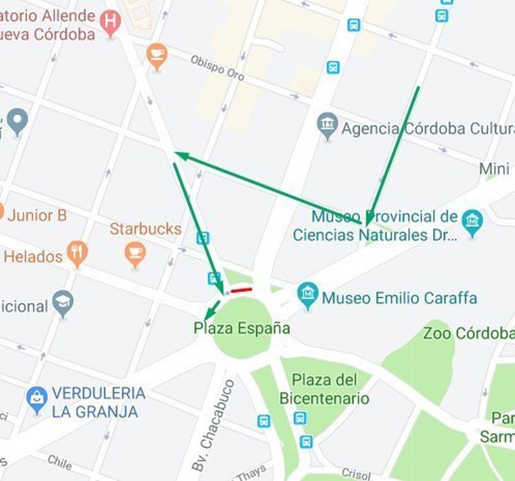 Cambios en los recorridos por obras en Plaza España.
