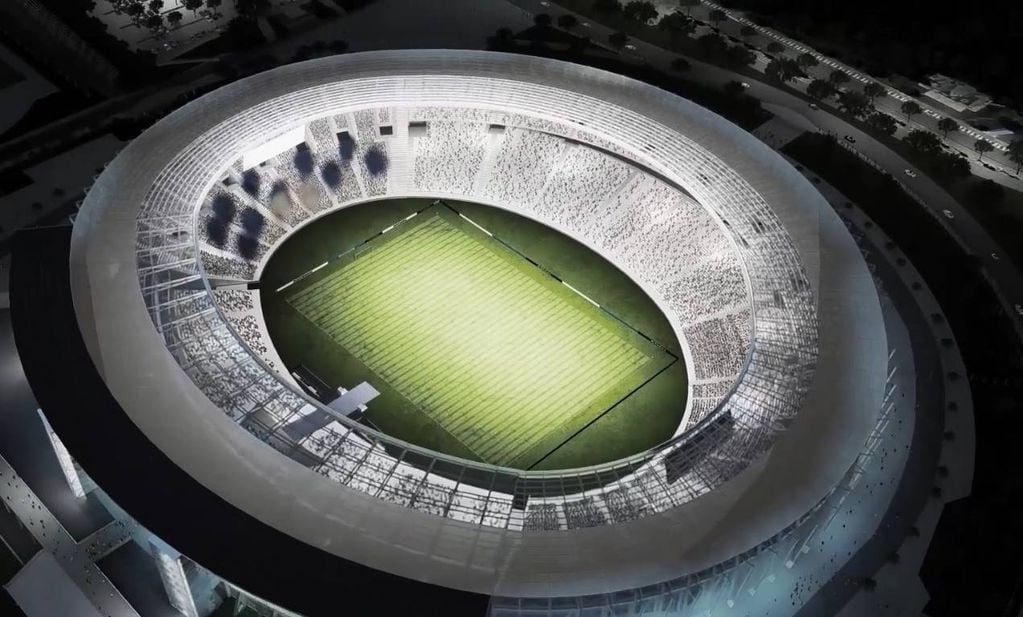 Video: así quedará el estadio Mario Alberto Kempes remodelado.