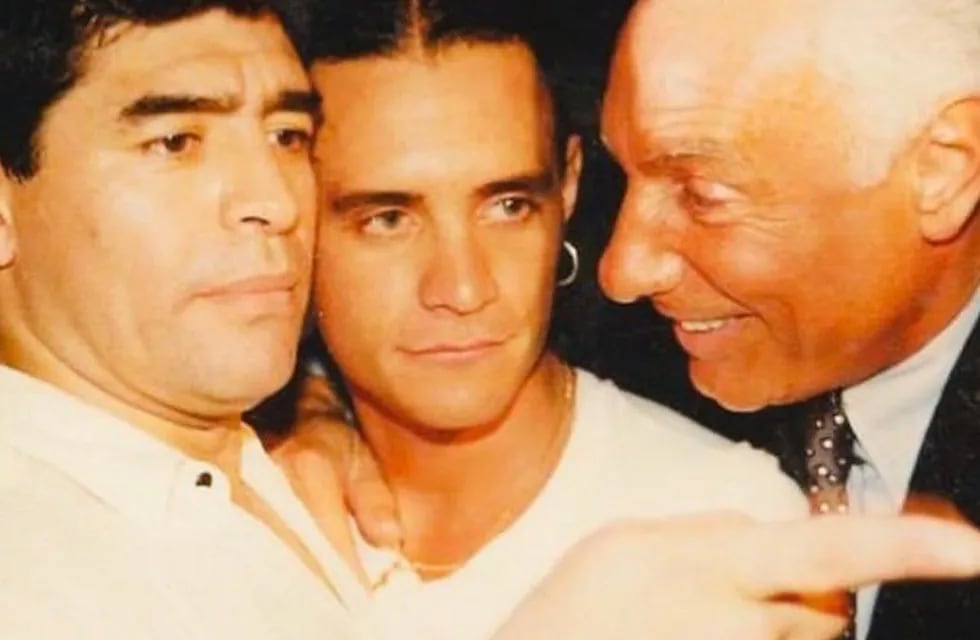 Maradona, Roberto Edgar y Guillermo Cóppola.