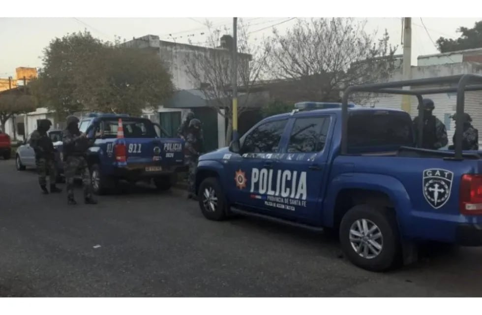 Se realizaron más de 20 allanamientos en el departamento de Rosario.
