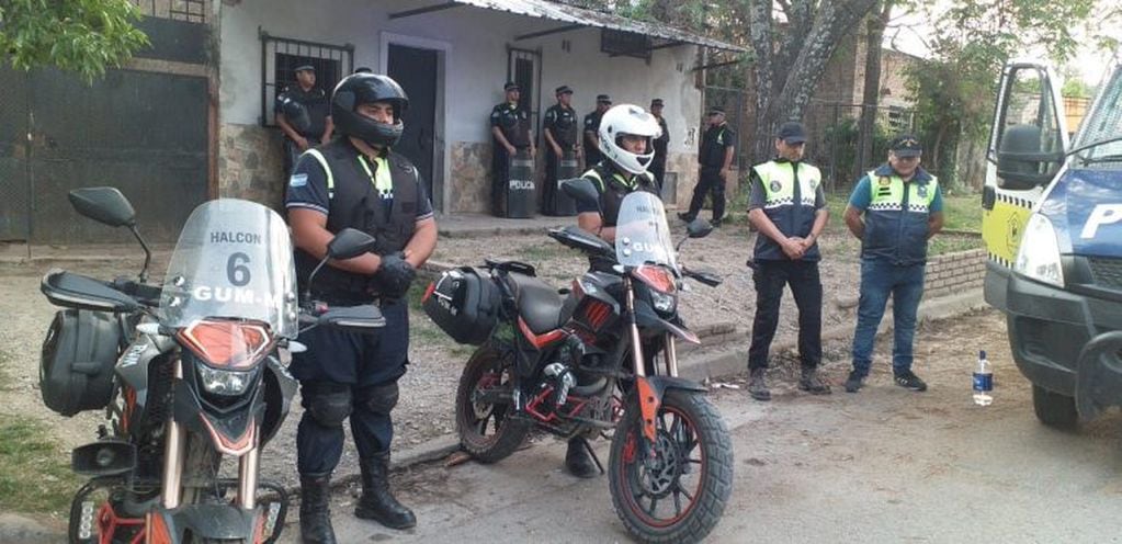 Allanamientos en Las Talitas (Foto: Policía de Tucumán)