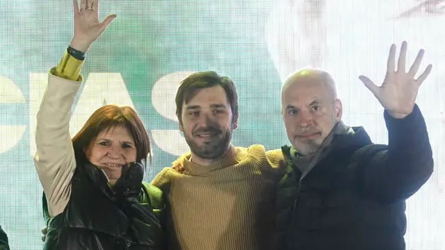 Patricia Bullrich y Horacio Rodríguez Larreta festejaron la victoria de Ignacio Torres en Chubut.