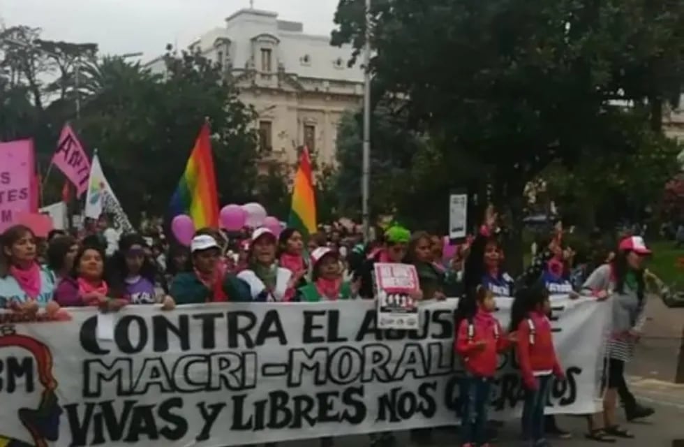 Marcha por el 8M en Jujuy