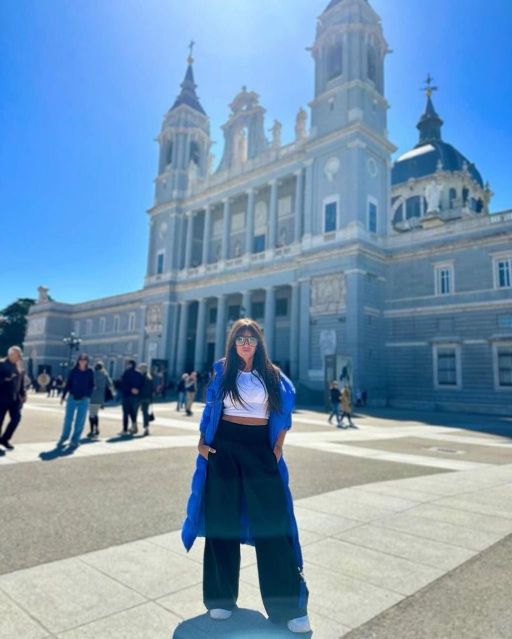 Florencia Peña en el Palacio Real, Madrid