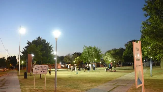 Refuerzo lumínico en la Plaza del Soldado