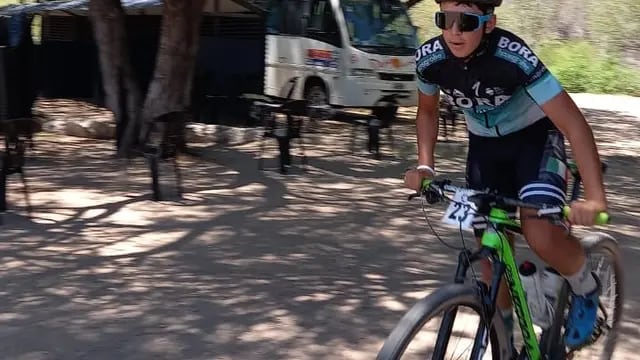 Francisco Romero pedalista de Arroyito