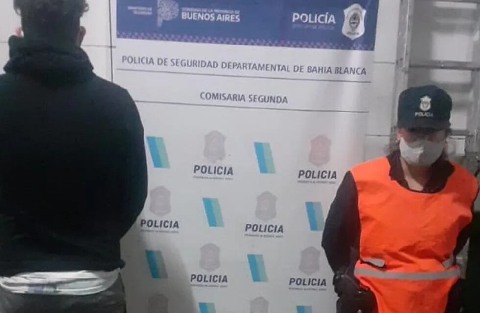 Golpeó a una mujer y fue detenido