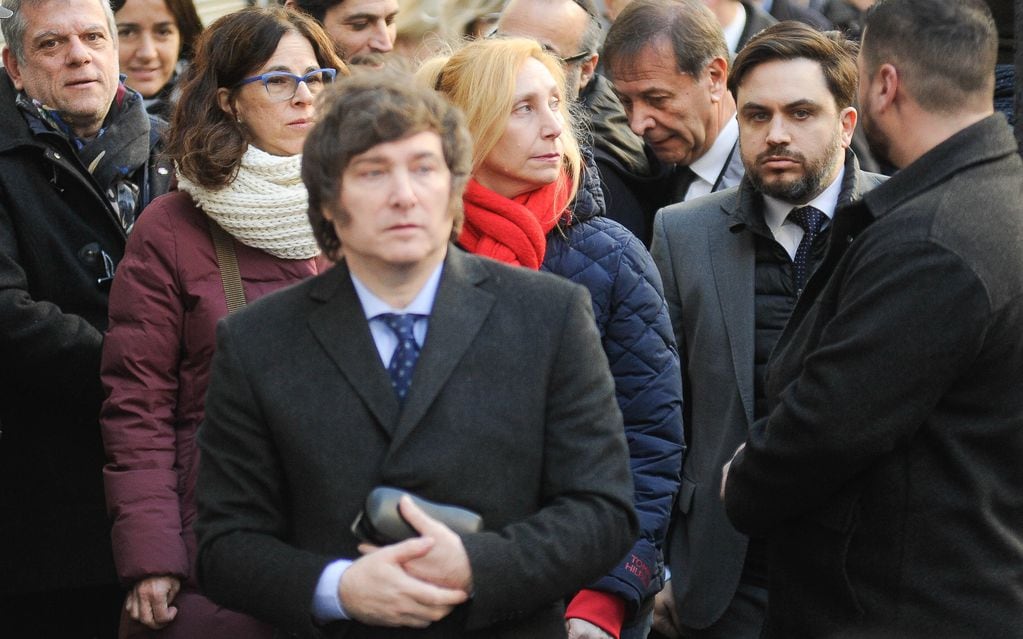 Javier Milei, en crisis: la venta de las candidaturas lo golpeó y busca apuntar contra Bullrich. 
Foto Federico Lopez Claro