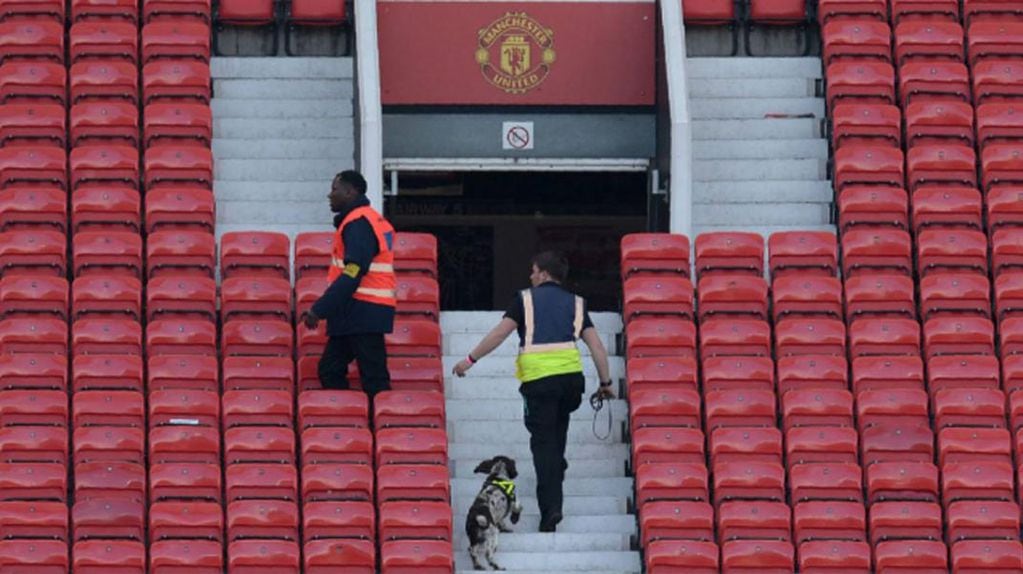 Estadio Old Trafford, de Manchester United. Foto: AFP