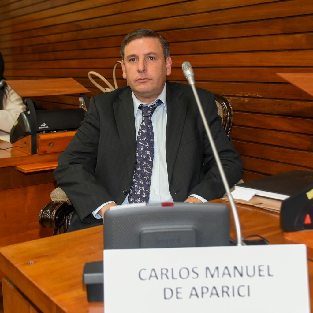 Carlos De Aparici, convencional constituyente del bloque justicialista.