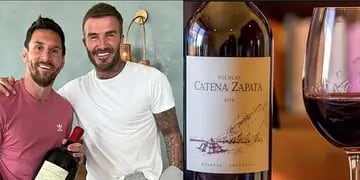 El vino que Beckham le regaló a Messi
