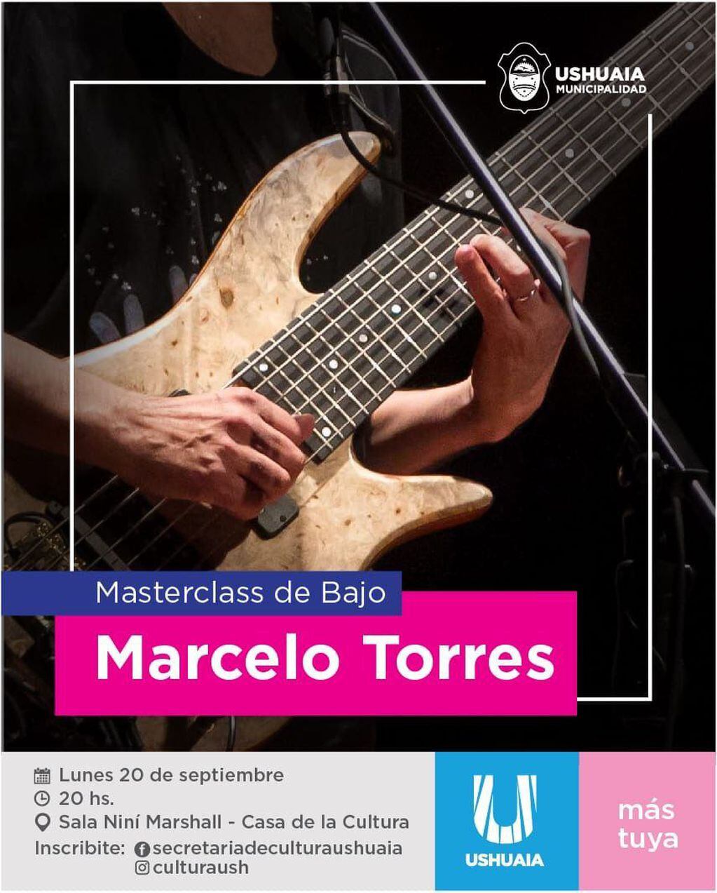El músico Marcelo Torres brindará un Show y Masterclass