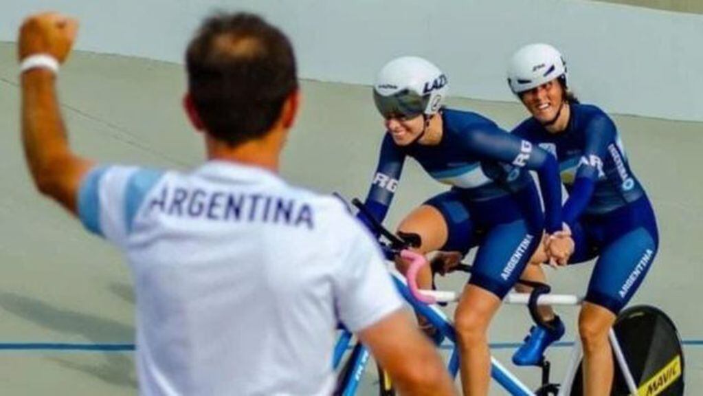 Majo, la sanjuanina que de una nota periodística le surgió la posibilidad de representar a la Argentina con el ciclismo.