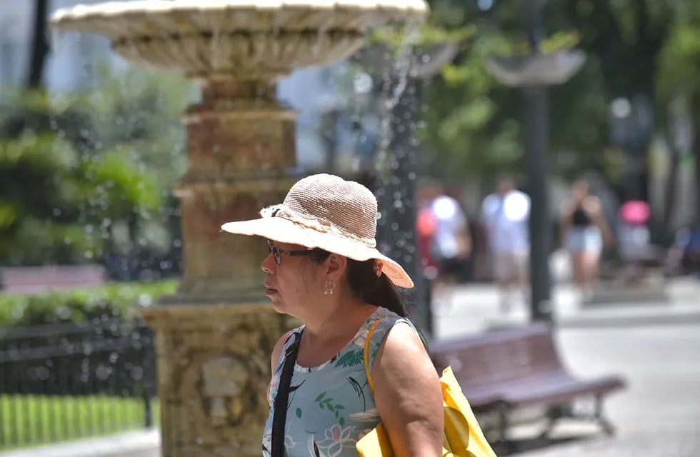 Día de intenso calor en Córdoba. (Ramiro Pereyra / La Voz)