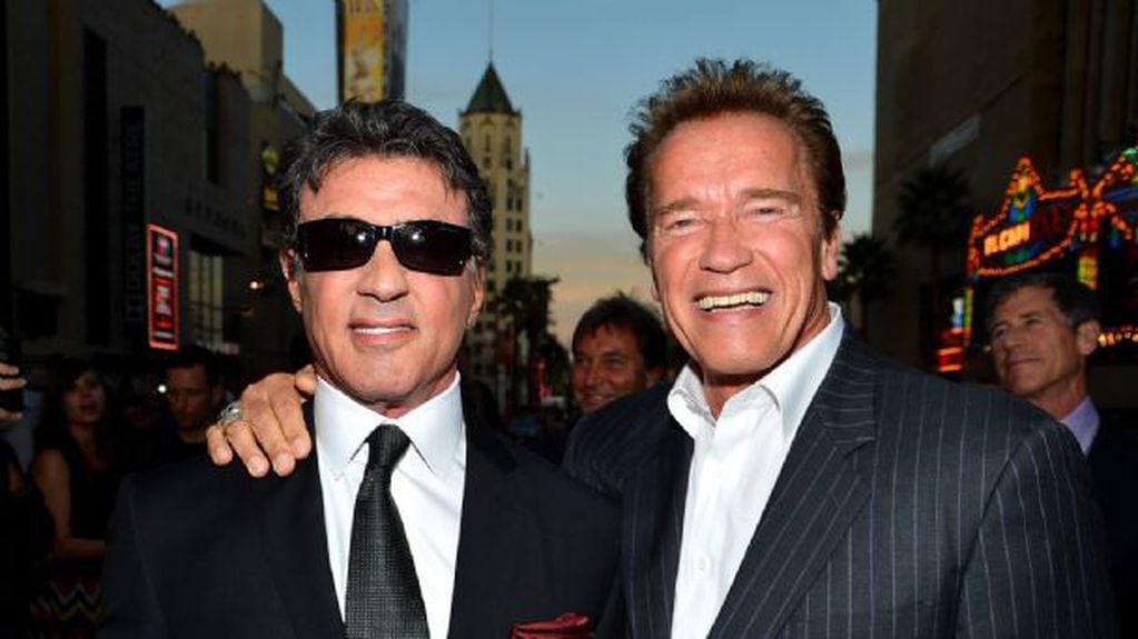 Sylvester Stallone y Arnold Schwarzenegger.