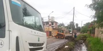 Continúan en ejecución las obras en el barrio Villa Tacuara