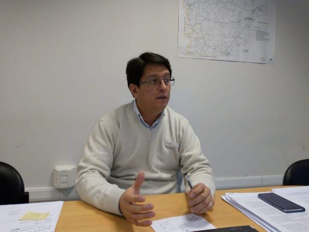 Subsecretario de Transporte de la Provincia, Gustavo Pinchulef