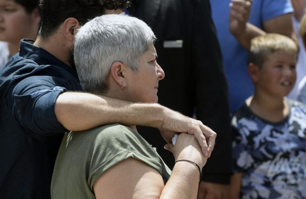 Mercedes Taffarel, madre de Emiliano Sala. (AFP)