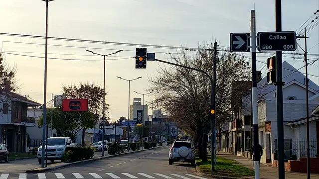 Semáforo en Tandil