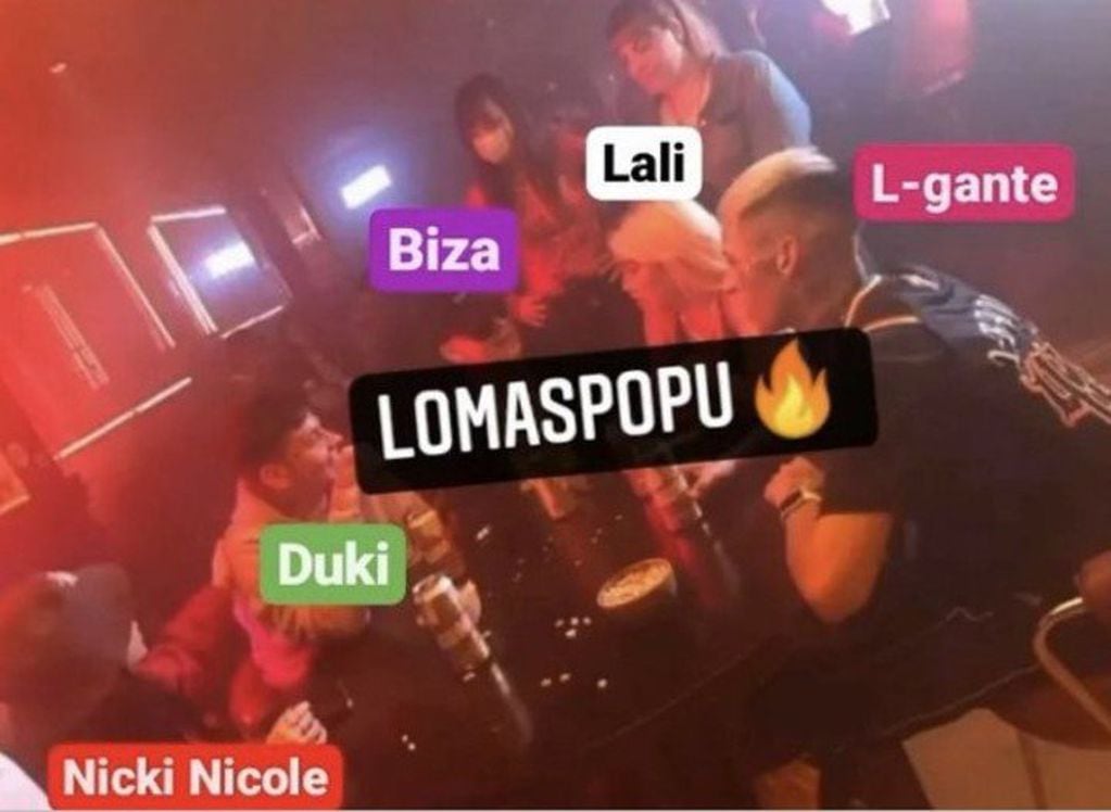 L-Gante, Bizarrap, Duki, Nicki Nicole y Lali se juntaron para una publicidad.
