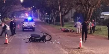 Aparatoso accidente de motos dejó un saldo de tres heridos en San José