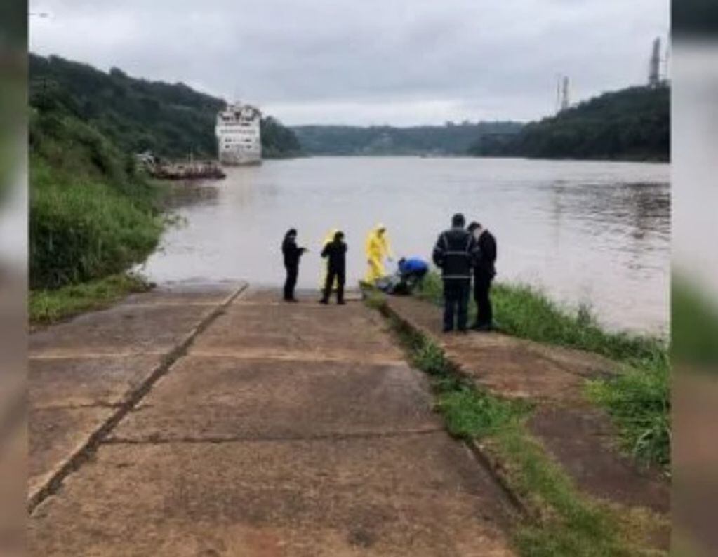 Hallaron el cuerpo del hombre buscado en el río Iguazú.
