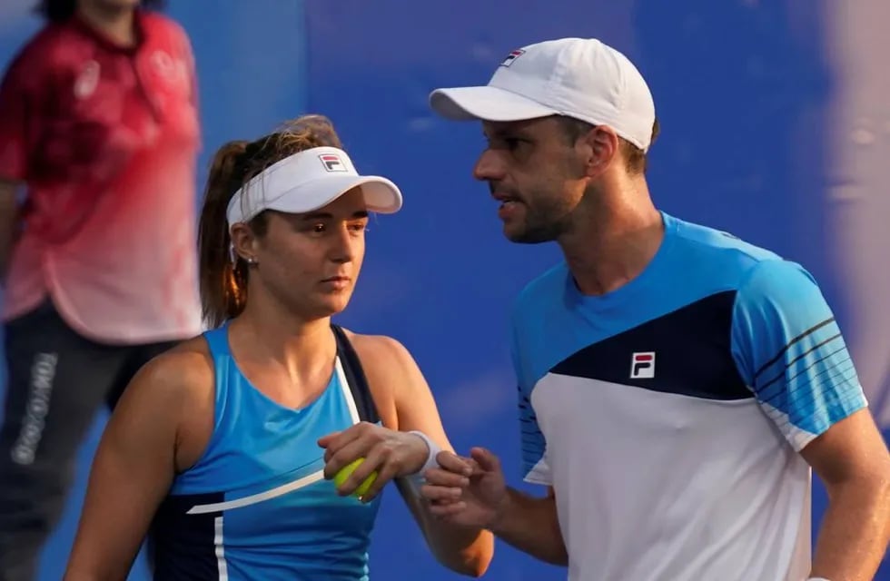 La pareja albiceleste perdió con los australianos Ashleigh Barty y John Peers.