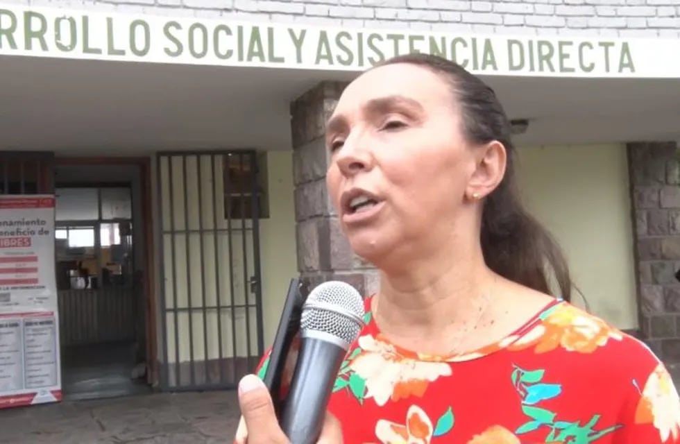 Marisa García, directora de Asistencia Directa, de la Municipalidad de San Salvador de Jujuy.