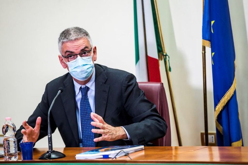 El presidente el Instituto Superior de Salud (ISS), Silvio Brusaferro. (Foto: EFE/EPA/ANGELO CARCONI)