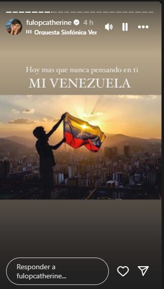 El mensaje de Catherine Fulop en medio de las elecciones en Venezuela