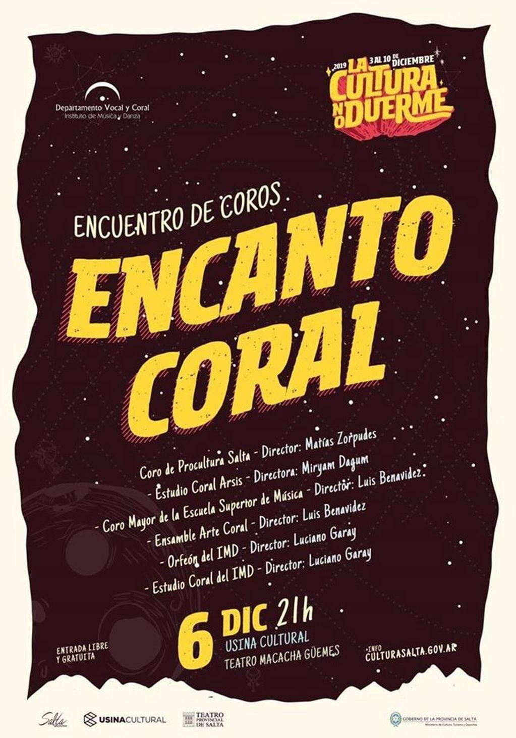 Encuentro de Coros "Encanto Coral" (Facebook Departamento Vocal y Coral de Salta)