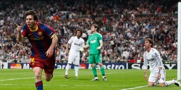 Lionel Messi vs Real Madrid en 2011