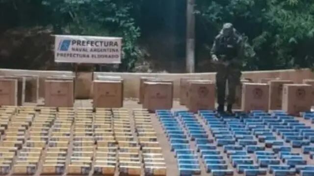 Interceptan millonario contrabando de cigarrillos en Puerto Piray