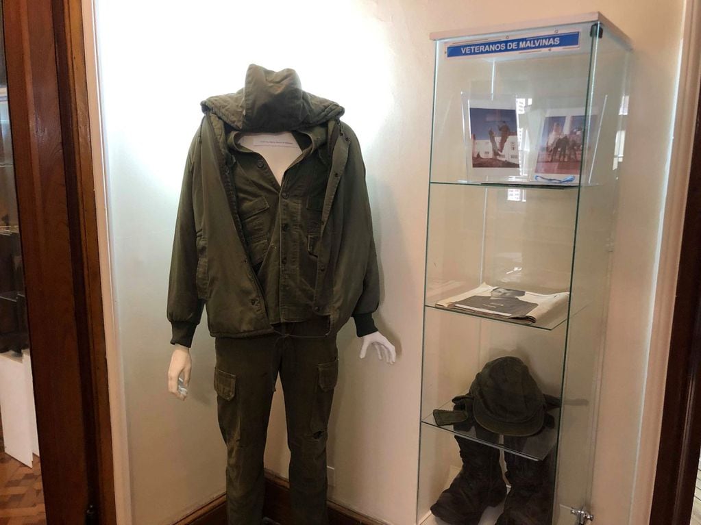 Una de las salas del Museo de Flores lleva su nombre y expone objetos que trajo de la guerra.