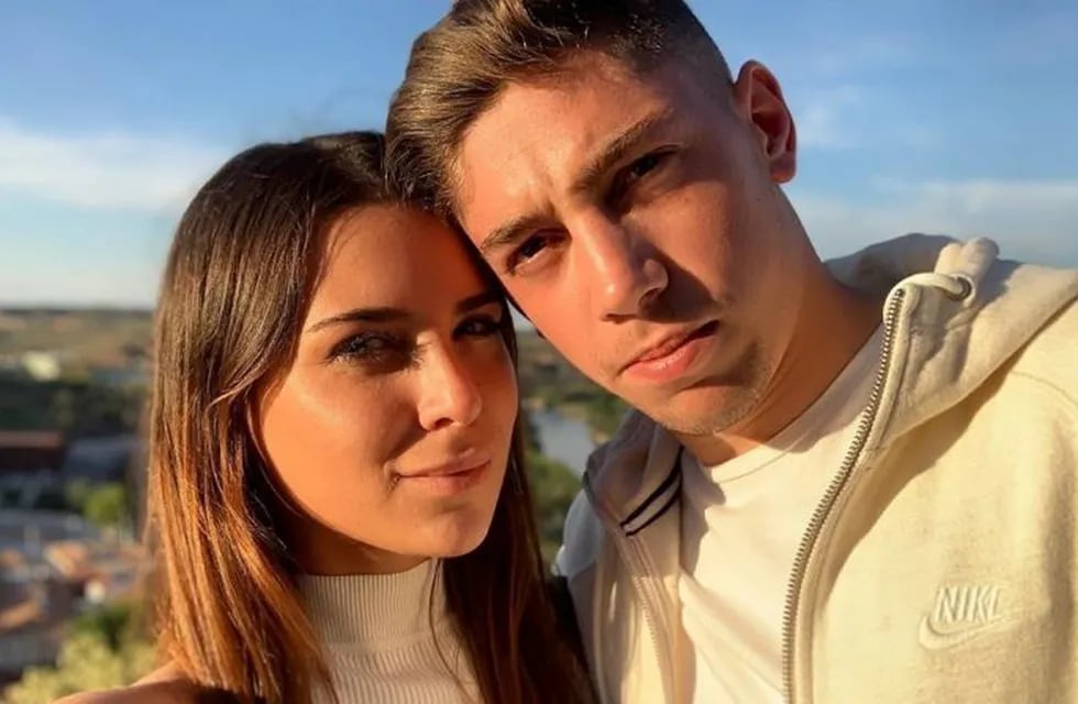 Mina Bonino  y Federico Valverde (Foto:Instagram)