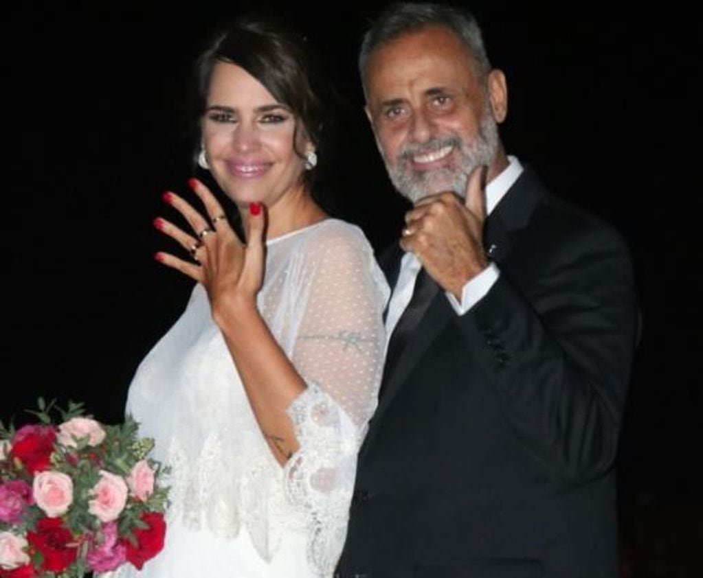 Fotogalería: El casamiento de Jorge Rial con Romina Pereiro, nutricionista.