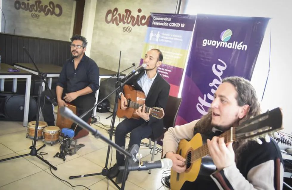 La banda que sorprendió está formada por Nicolás Palma, Nahuel Jofré y Carlos Pereyra.